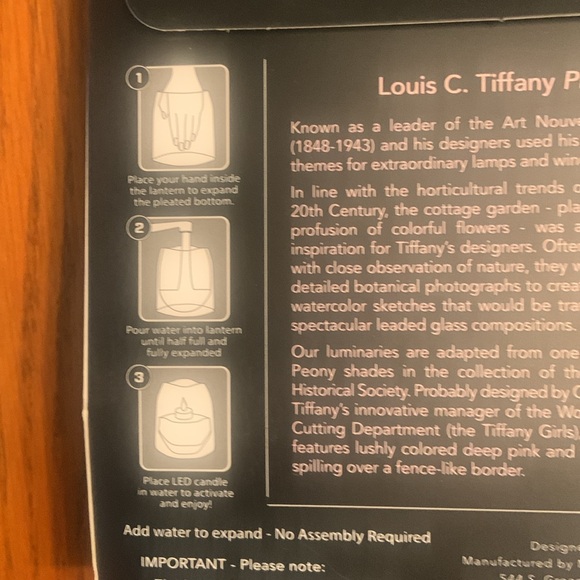 Sold/hold for ZenaNWT Modgy Water Activated Luminary Lanterns - PriceFIRM) - Picture 6 of 16